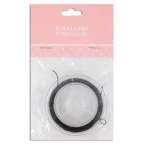 0.5mm Stretch Thread, Black- 10m- Sullivans