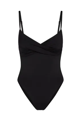 Bordeaux One Piece - Black