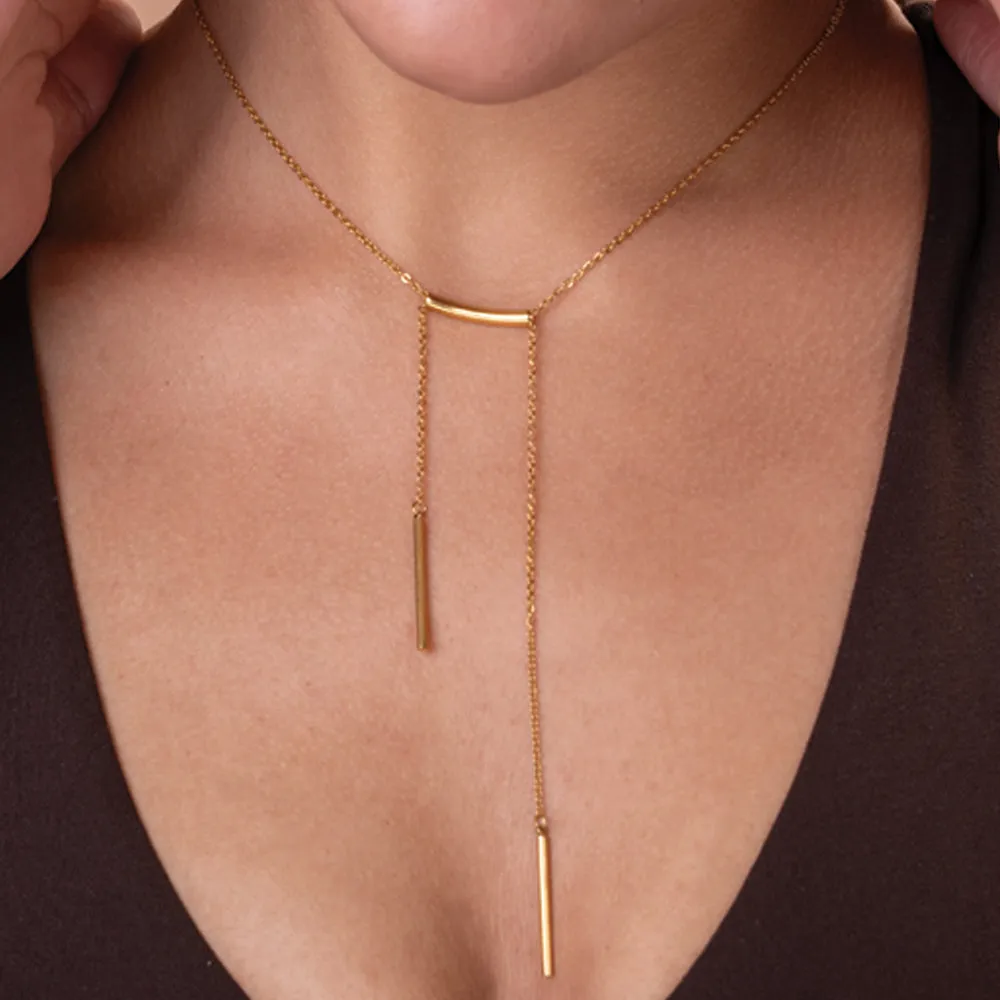 Dangling Bar Necklace