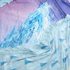 Disney Frozen Elsa & Frozen Castle Ruffled Luxe Patoo® Blanket