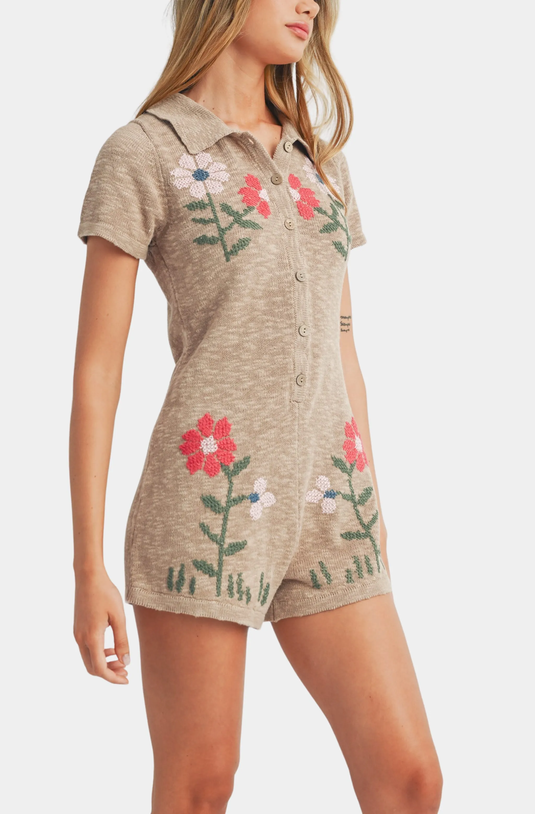 Elise Knit Romper