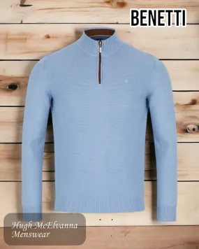 ERROL Quarter Zip SKY Pullover