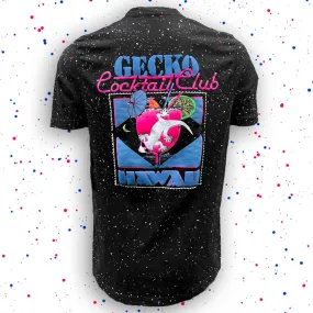 Gecko Cocktail Club - Secret Glow In The Dark Red/White/Blue Splatter