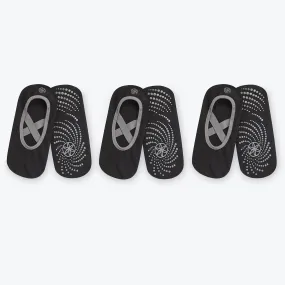 Grippy Yoga-Barre Socks - 3 Pack