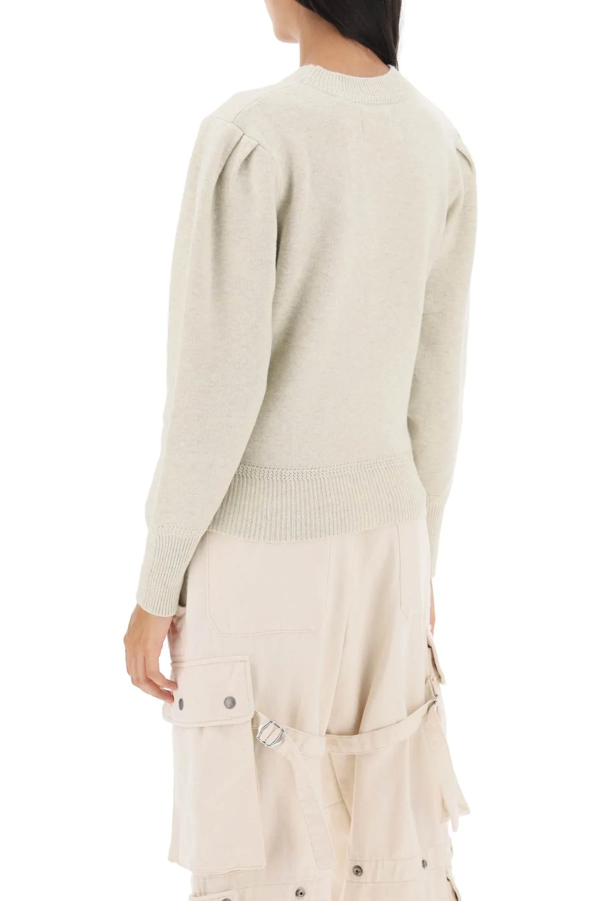 ISABEL MARANT ETOILE kelaya sweater with balloon sleeves