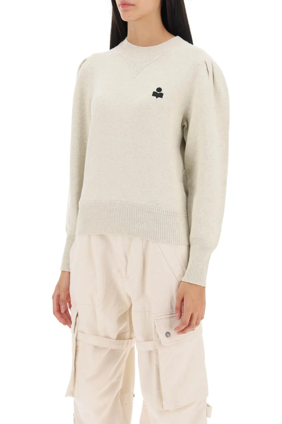 ISABEL MARANT ETOILE kelaya sweater with balloon sleeves