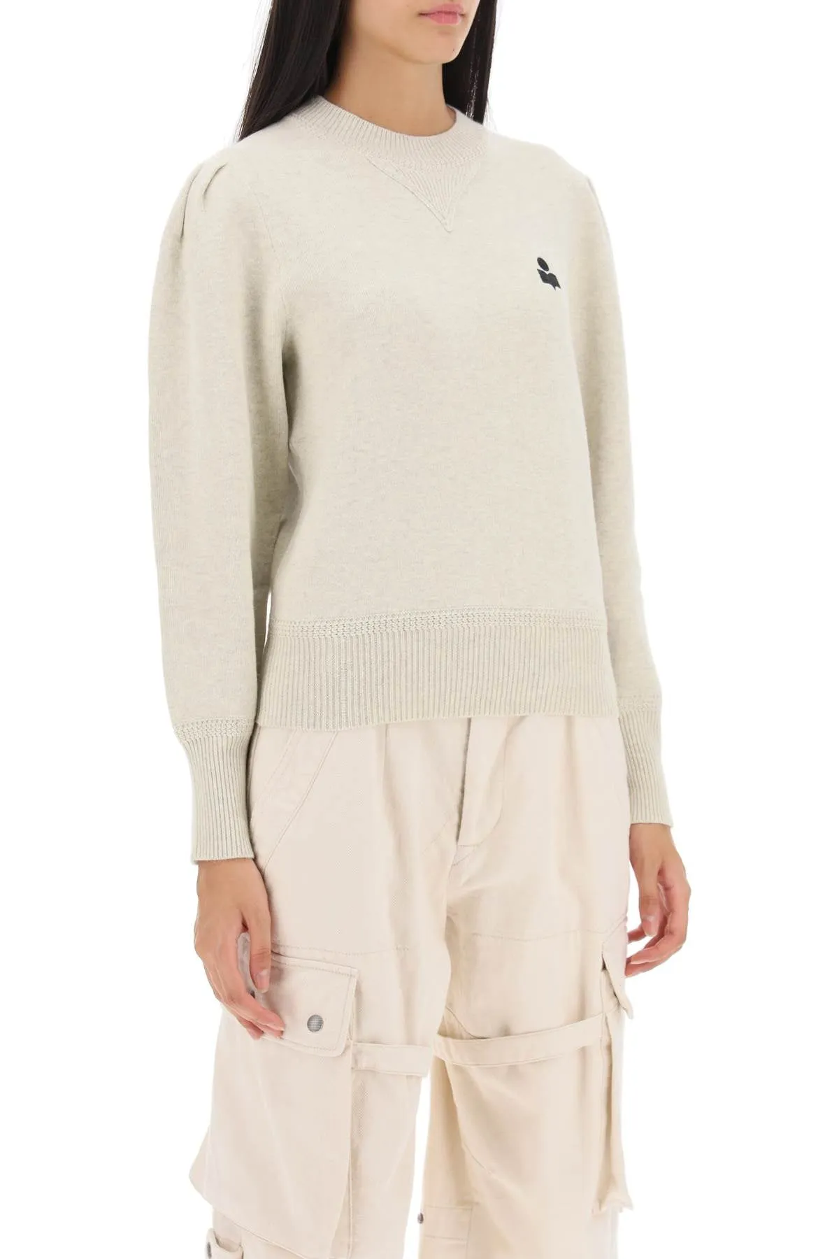 ISABEL MARANT ETOILE kelaya sweater with balloon sleeves