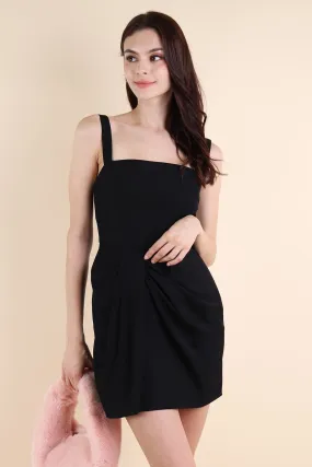 JOSIE ROMPER DRESS IN BLACK