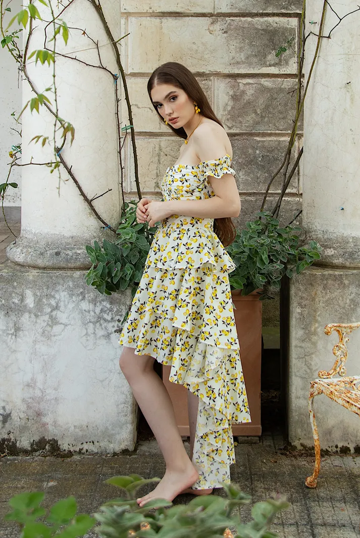 Limoncello Ruffled Dress