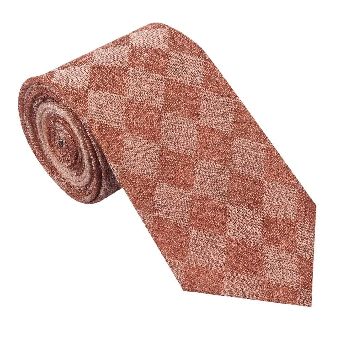 Pashtush Mens Extra Fine Wool Tie, Premium Necktie For Gentlemen - Coffee Colour