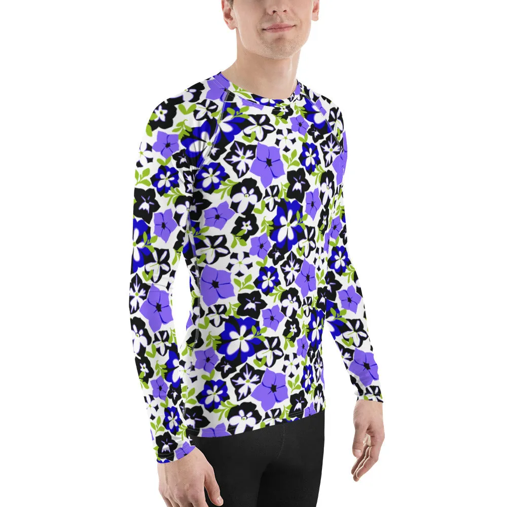 Petunias Unisex Rash Guard (POD)