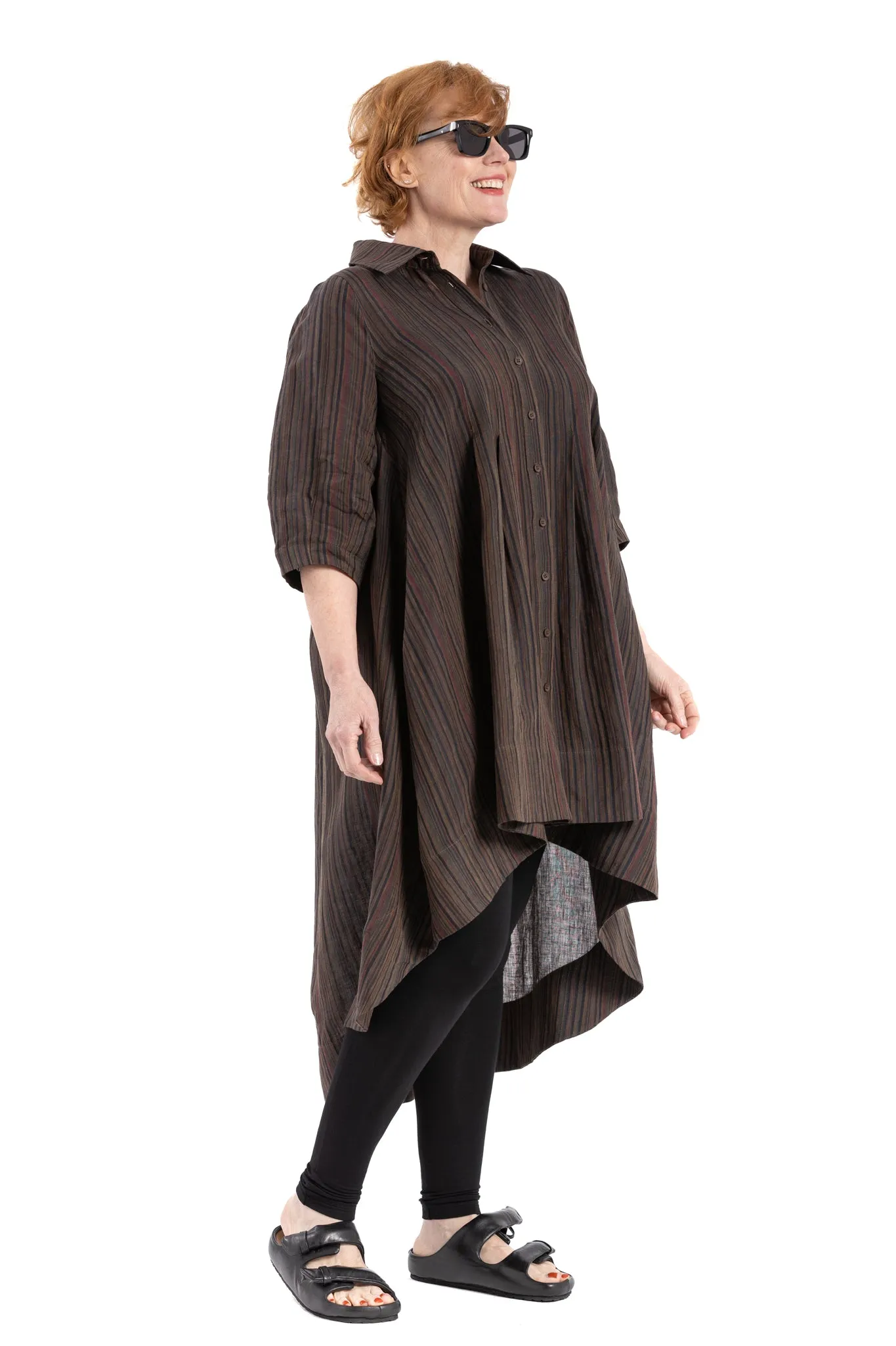 SHOLA PLEAT SHIRT SS