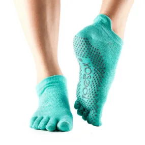 Toesox Full Toe Low Rise Fishnet Grip Socks - S01825